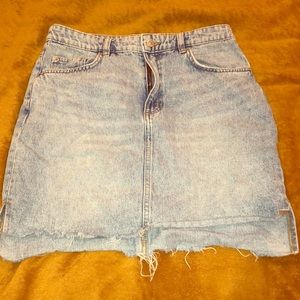 Jean light blue skirt